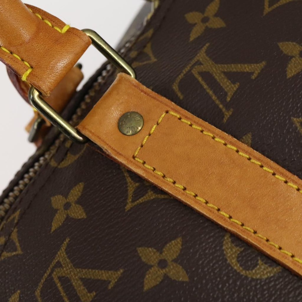 Louis Vuitton Keepall Bag Monogram Canvas Brown Canvas Travel Bag