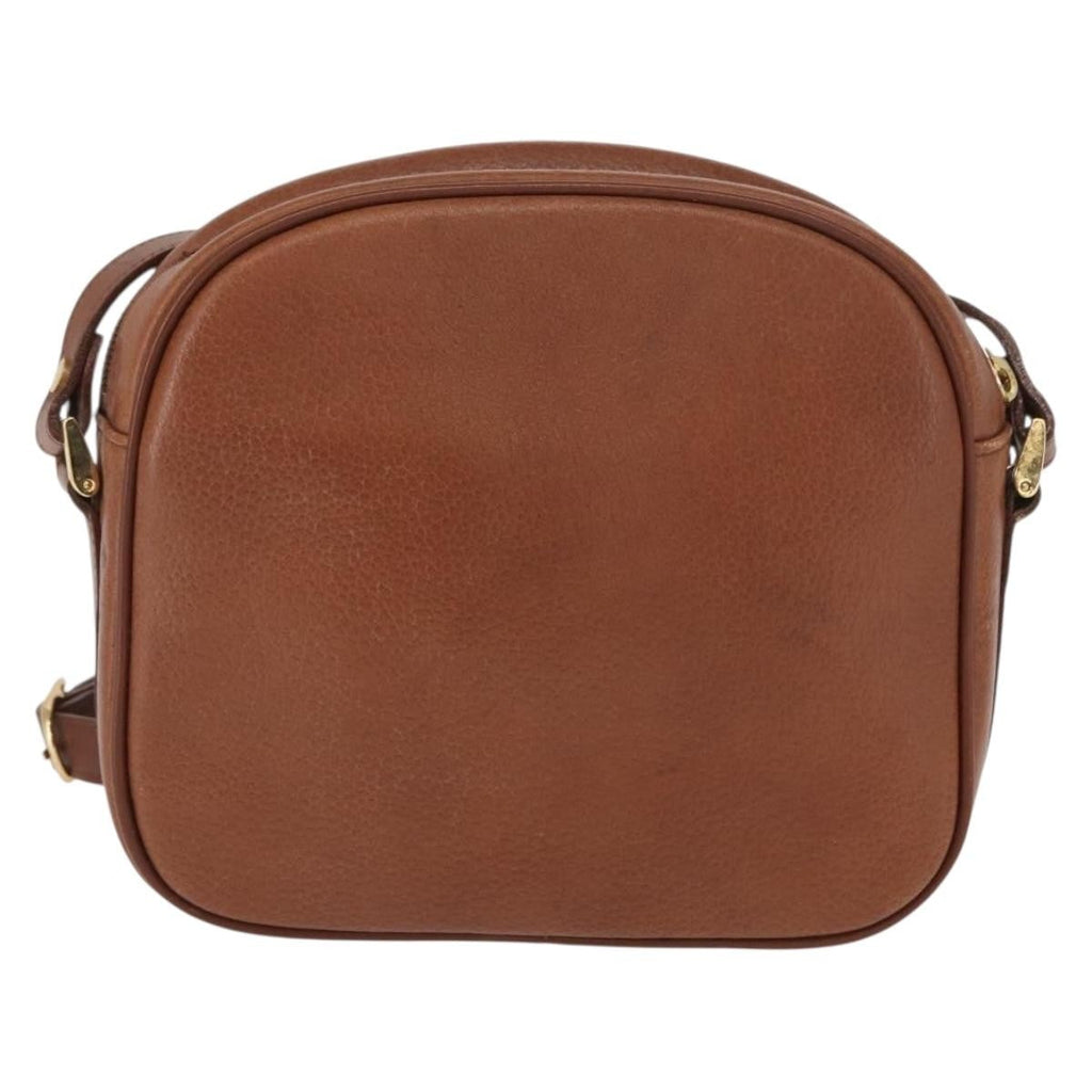 Burberry Vintage Shoulder Bag Leather Brown Leather Shoulder Bag