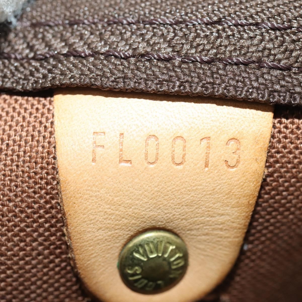 Louis Vuitton Keepall Bag Monogram Canvas Brown Canvas Travel Bag