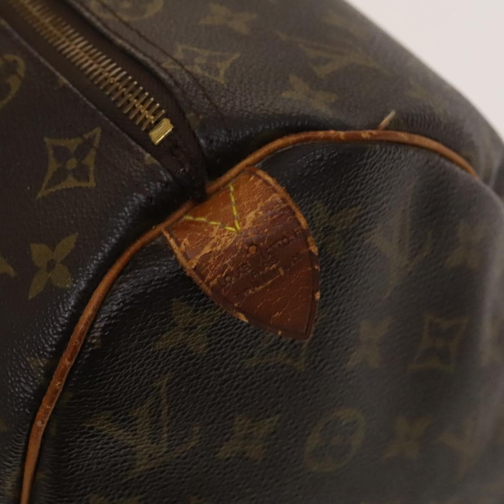 Louis Vuitton Keepall Bag Monogram Canvas Brown Canvas Travel Bag