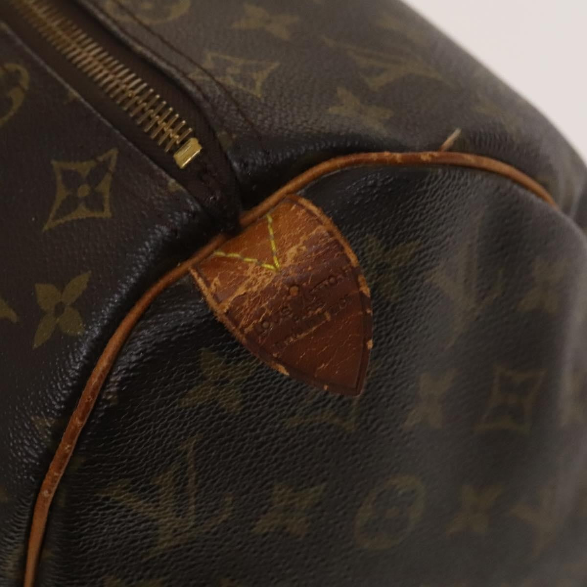 Louis Vuitton Keepall Bag Monogram Canvas Brown Canvas Travel Bag