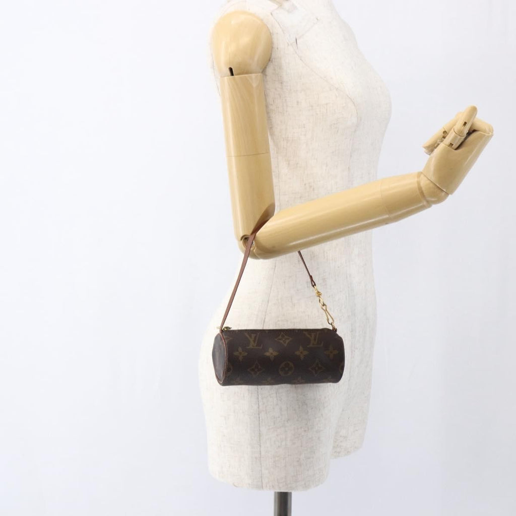 Louis Vuitton Papillon Pochette Monogram Canvas Brown Canvas Clutche & Pouche Bag