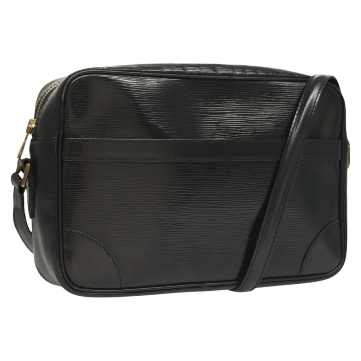 Louis Vuitton Trocadero Handbag Epi Leather Black Leather Shoulder Bag