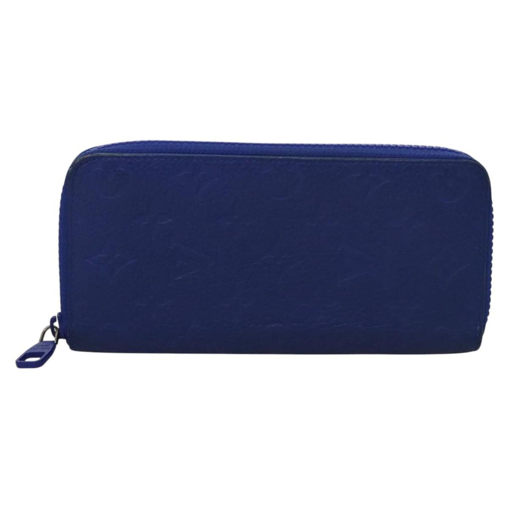 Louis Vuitton Portefeuille Zippy Monogramme Empreinte Monogramme Empreinte Blue Leather Wallets Accessory