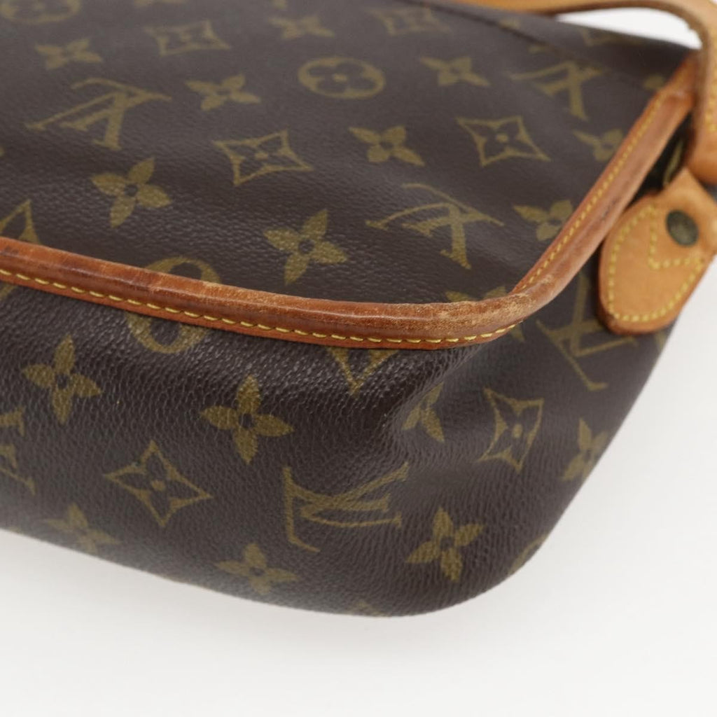 Louis Vuitton Sac Gibeciere Messenger Bag Monogram Canvas Brown Canvas Shoulder Bag