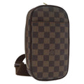 Louis Vuitton Pochette Gange Damier Brown Canvas Clutche & Pouche Bag