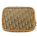 Christian Dior Vintage Trotter Pouch Canvas Beige Canvas Clutche & Pouche Bag (Pre-Owned)