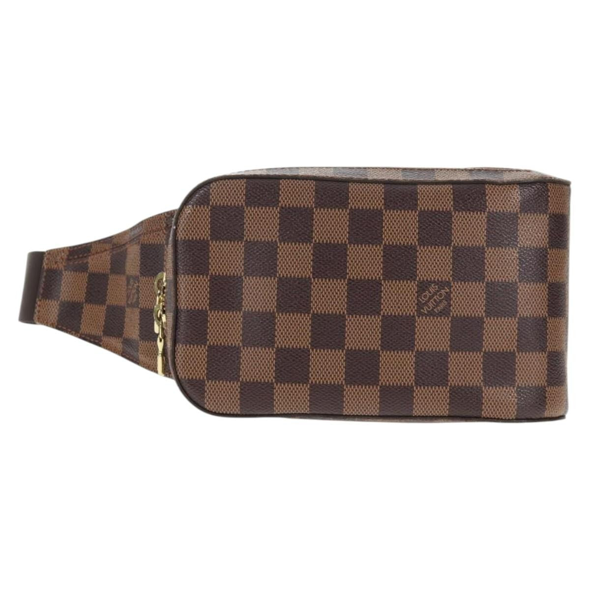 Louis Vuitton Geronimos Waist Bag Damier Brown Canvas Shoulder Bag