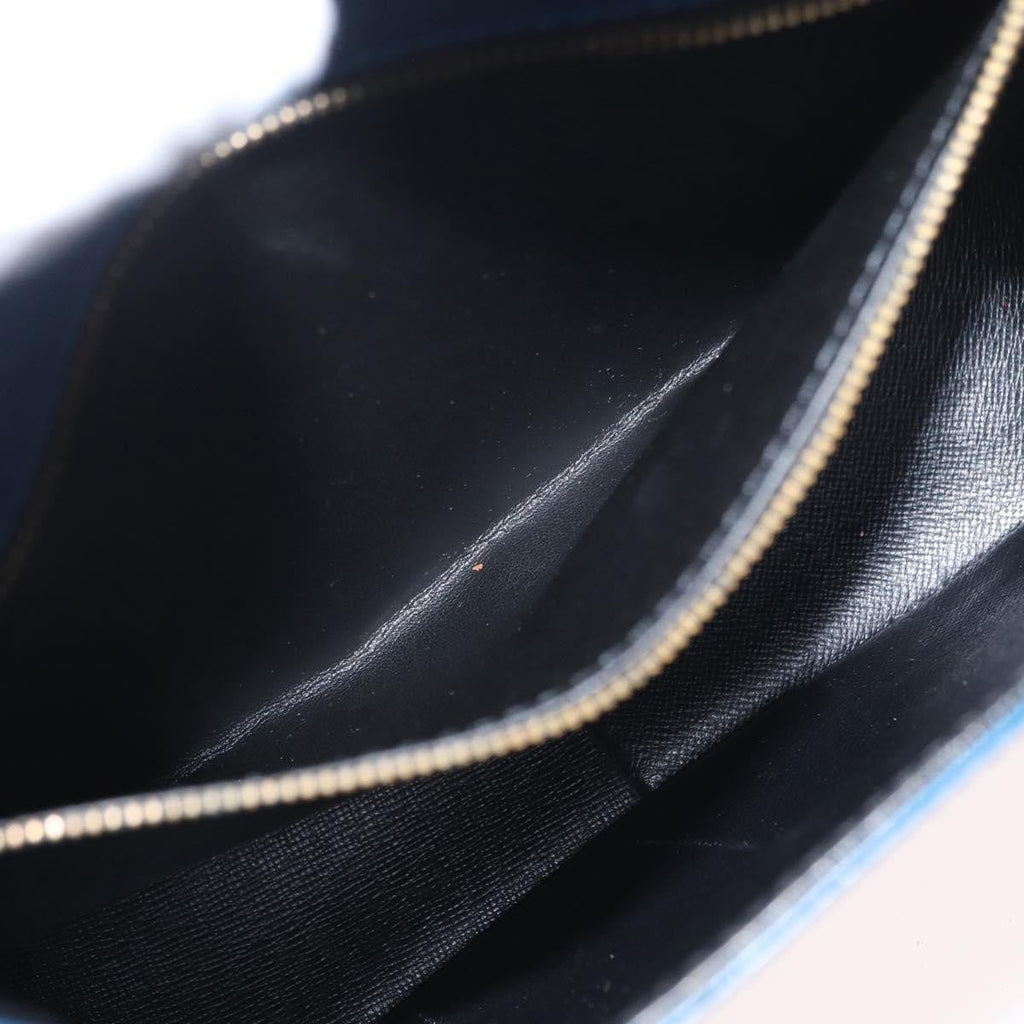 Louis Vuitton Saint Cloud Handbag Epi Leather Blue Leather Shoulder Bag