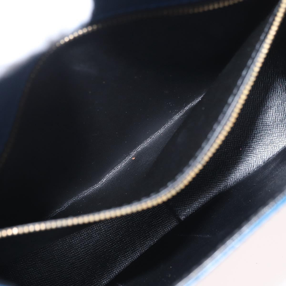 Louis Vuitton Saint Cloud Handbag Epi Leather Blue Leather Shoulder Bag