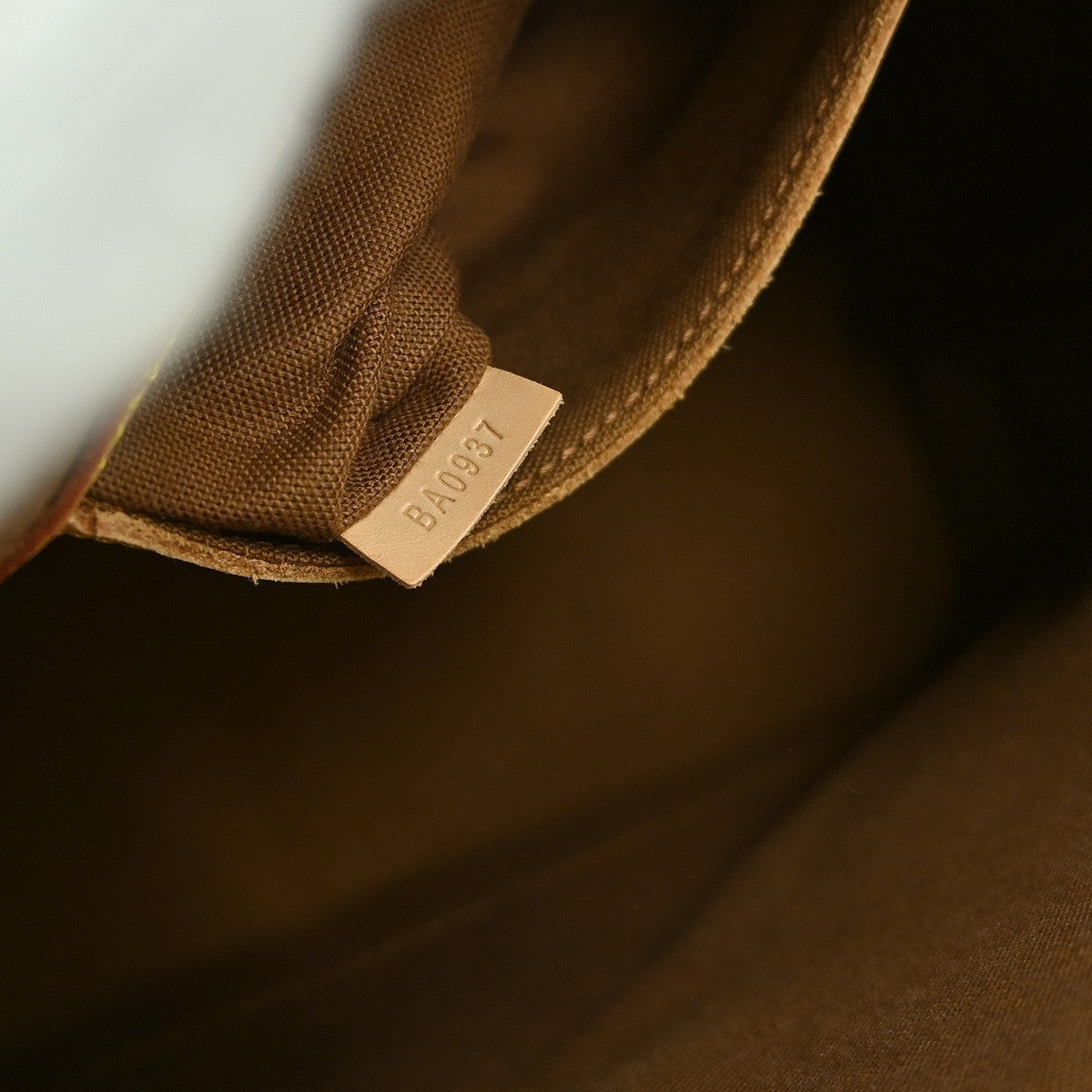Louis Vuitton Alma Handbag Monogram Canvas Brown Canvas Handbag