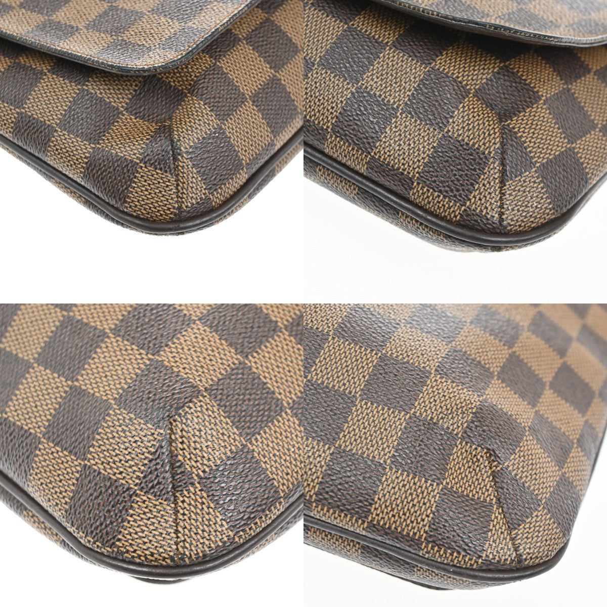 Louis Vuitton Musette Salsa Handbag Damier Canvas Brown Canvas Shoulder Bag