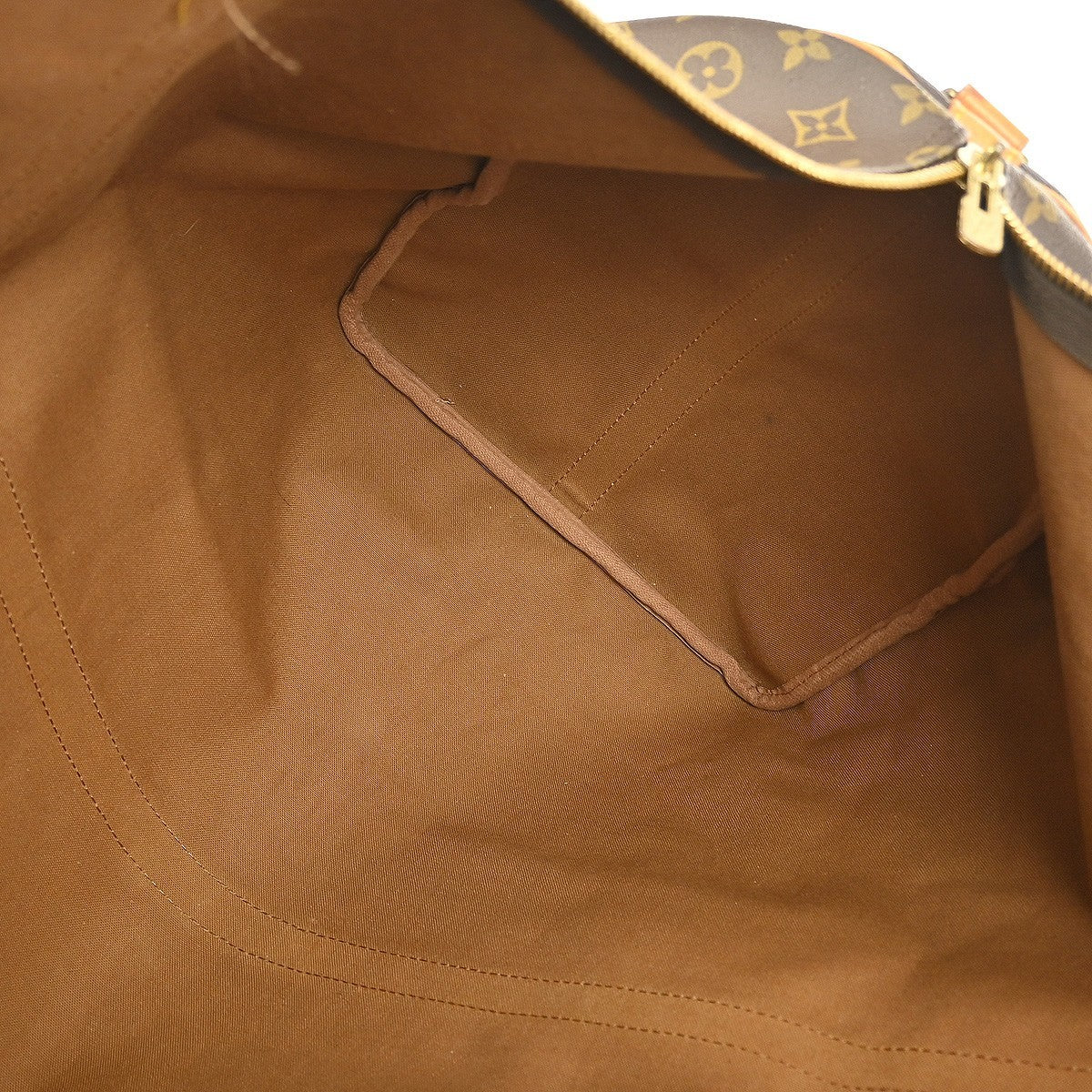 Louis Vuitton Keepall Bag Monogram Canvas Brown Canvas Travel Bag