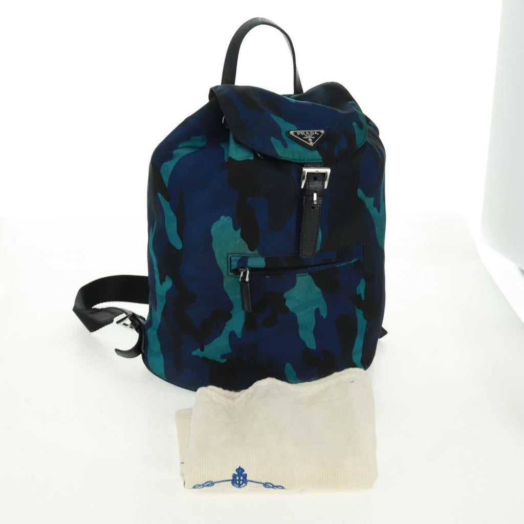 Prada Camouflage Backpack Tessuto Multicolour Nylon Backpack Bag