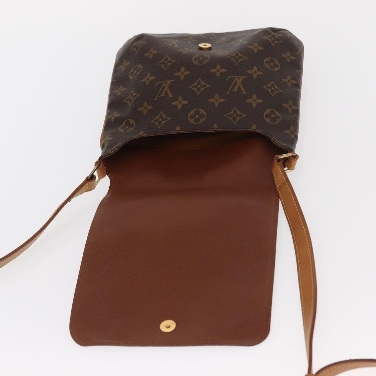 Louis Vuitton Musette Salsa Handbag Monogram Canvas Brown Canvas Shoulder Bag