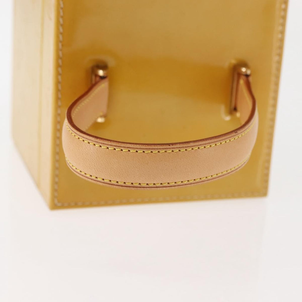 Louis Vuitton Bleecker Box Bag Monogram Vernis Beige Patent_Leather Clutche & Pouche Bag