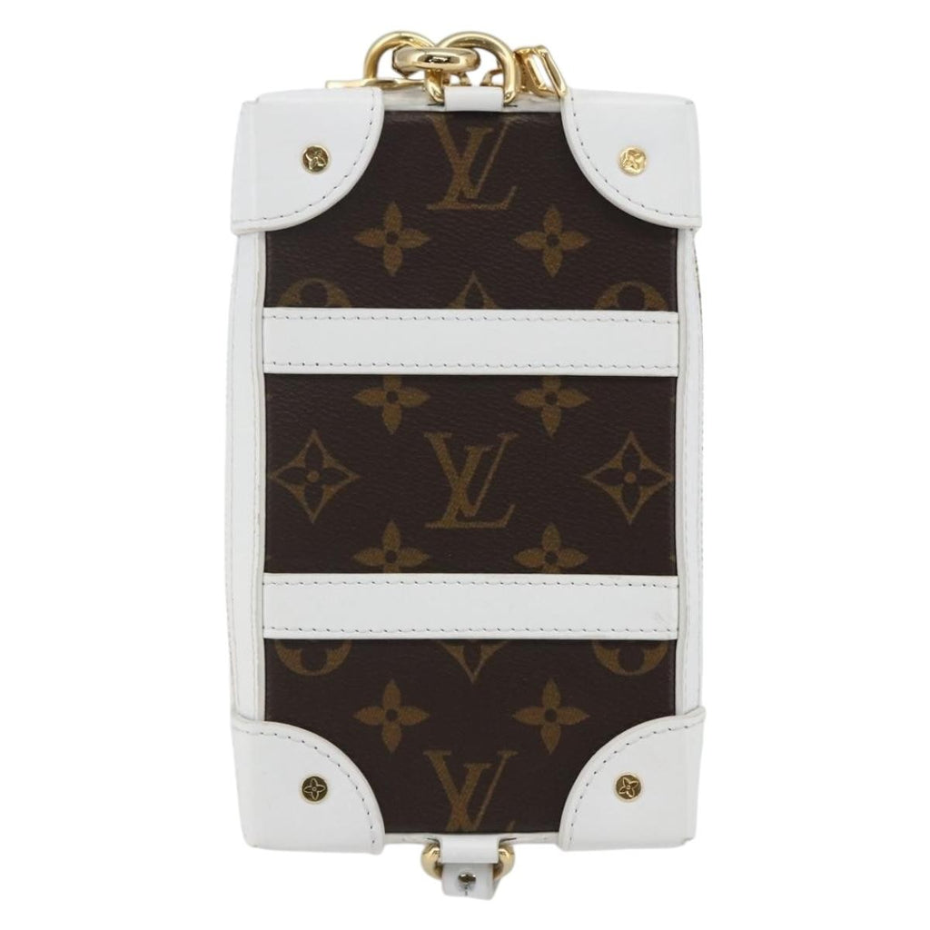 Louis Vuitton X Nba Soft Trunk Phone Box Monogram Canvas White Canvas Clutche & Pouche Bag