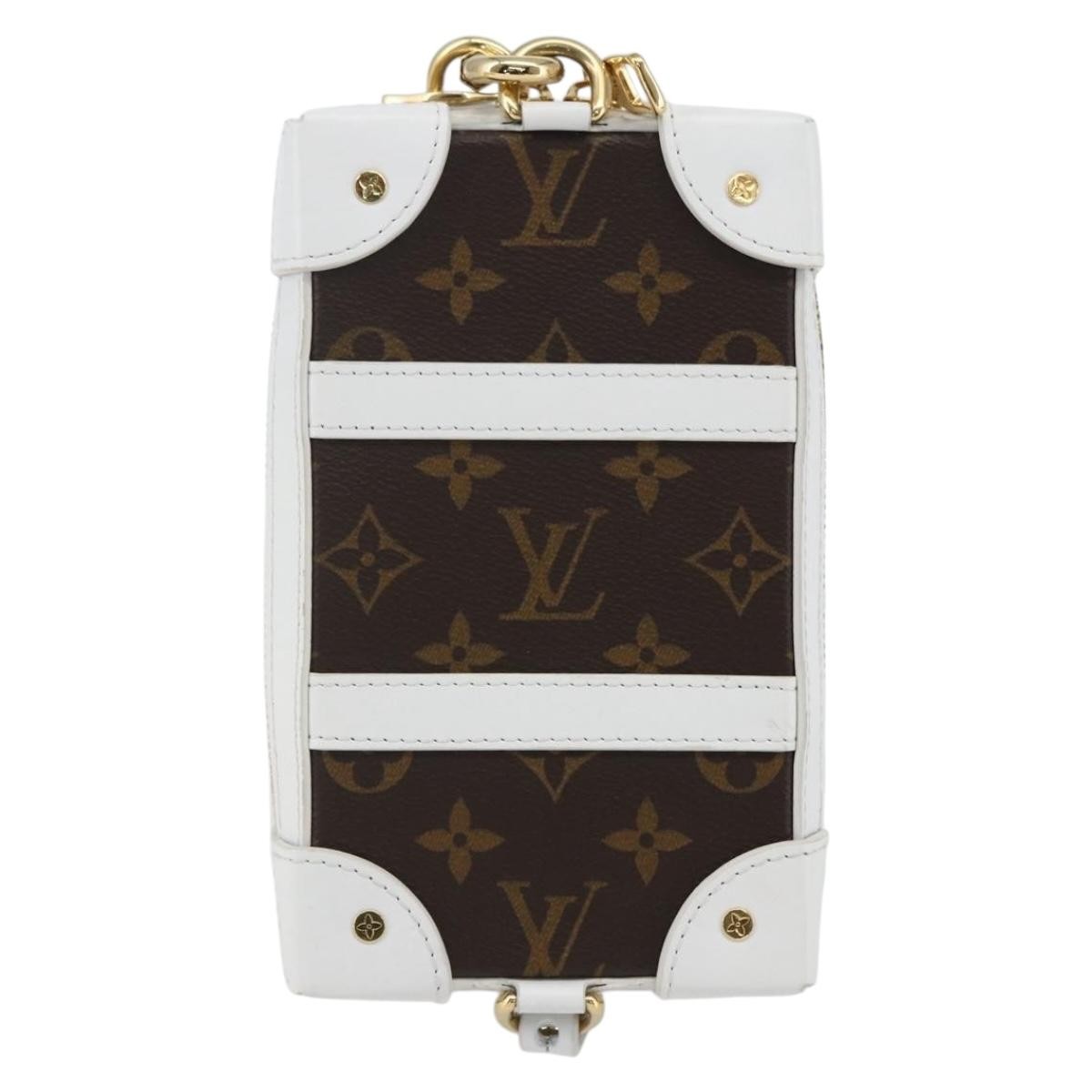 Louis Vuitton X Nba Soft Trunk Phone Box Monogram Canvas White Canvas Clutche & Pouche Bag