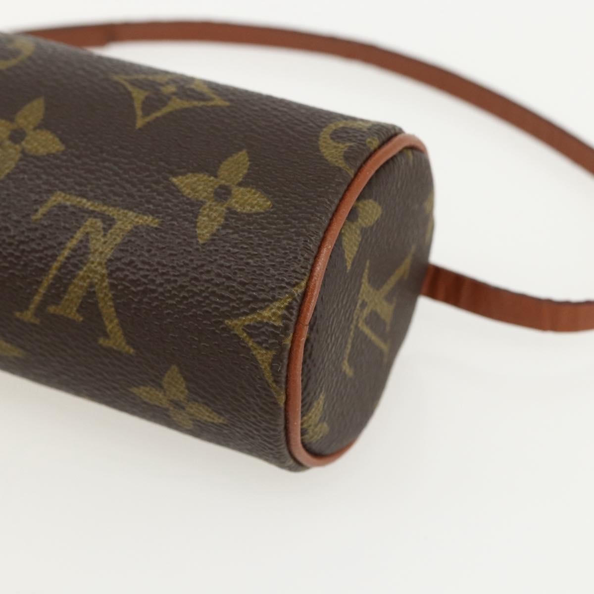 Louis Vuitton Papillon Pochette Monogram Canvas Brown Canvas Clutche & Pouche Bag