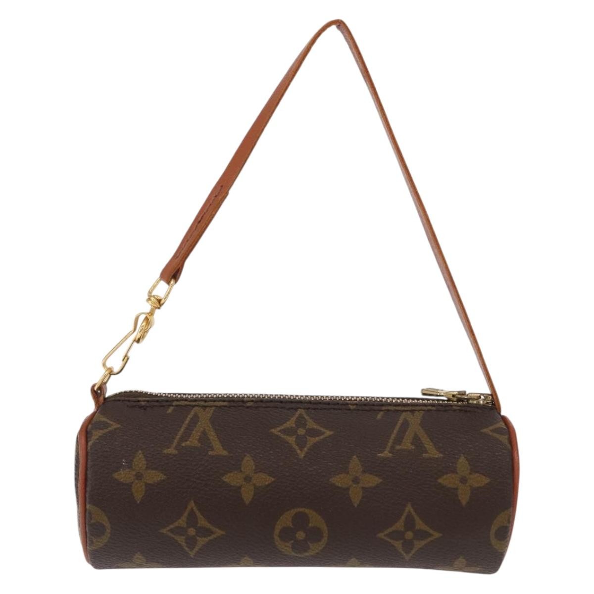 Louis Vuitton Papillon Pochette Monogram Canvas Brown Canvas Clutche & Pouche Bag