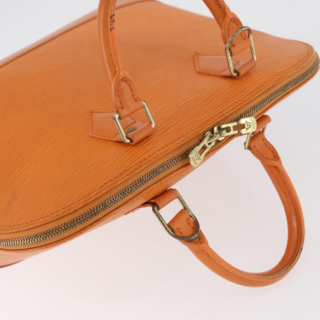 Louis Vuitton Vintage Alma Handbag Epi Leather Orange Leather Handbag