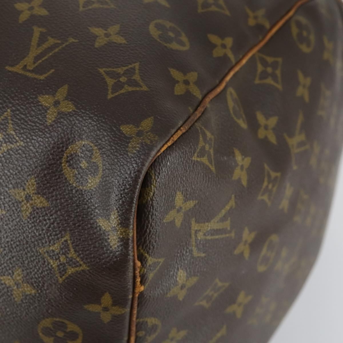 Louis Vuitton Keepall Bag Monogram Canvas Brown Canvas Travel Bag