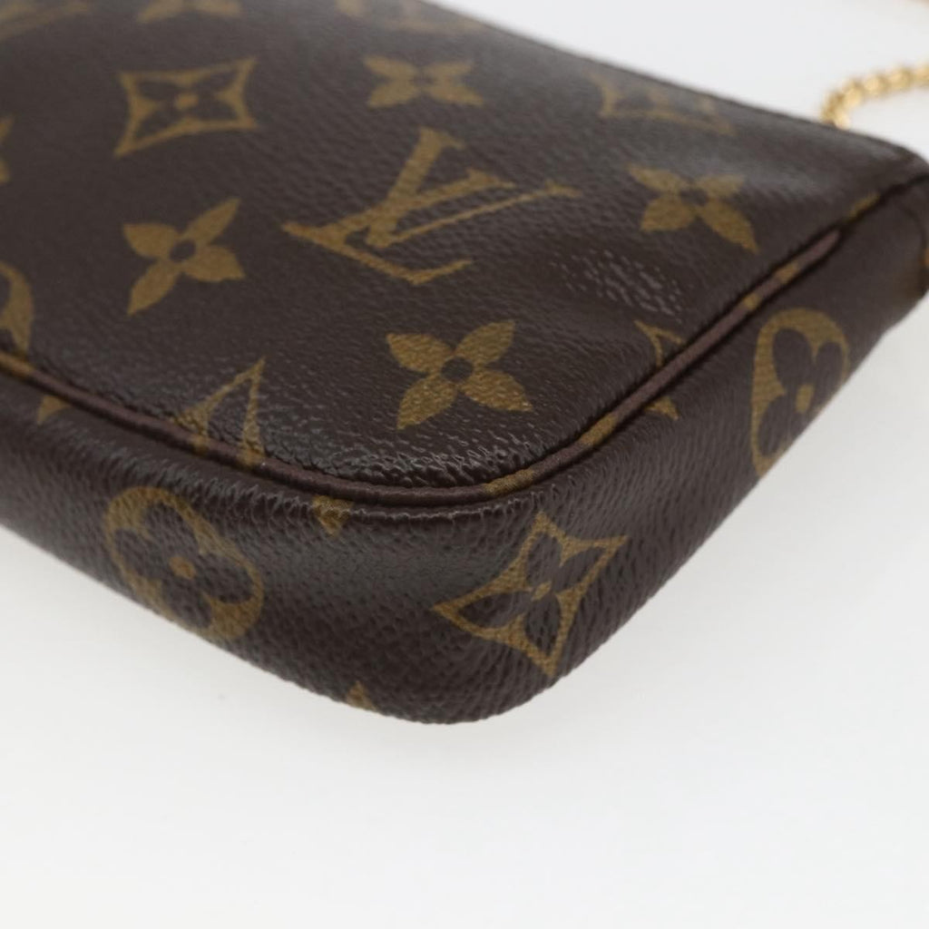Louis Vuitton Pochette Accessoires Limited Edition Monogram Trunk Brown Canvas Clutche & Pouche Bag