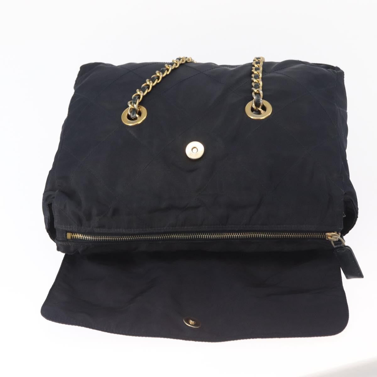 Prada Chain Shoulder Bag Tessuto Navy Nylon Shoulder Bag Bag