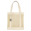 Gucci Vintage Tote Vinyl Beige Plastic Tote Bag Bag (Pre-Owned)