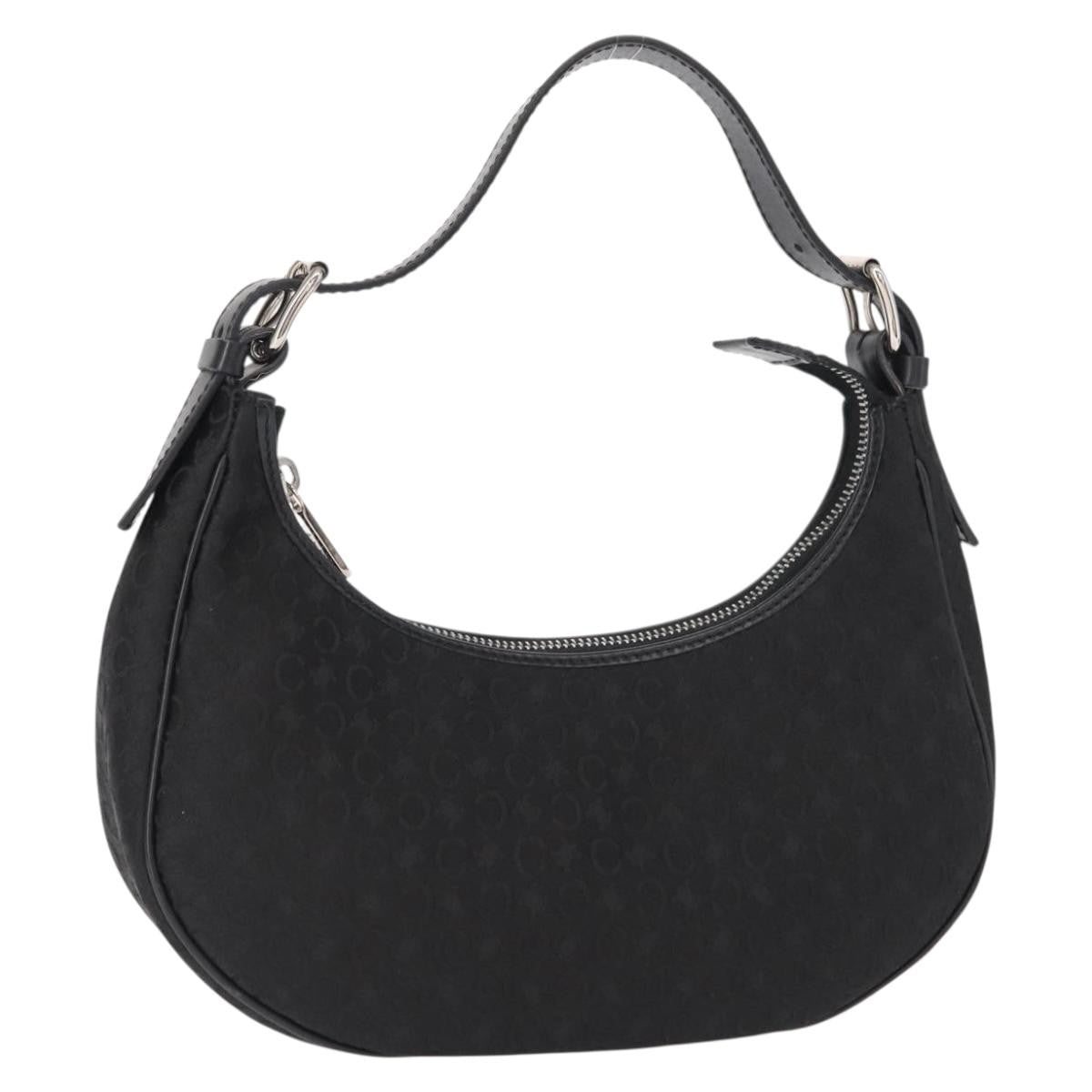 Celine Ava Bag Macadam Canvas Black Canvas Handbag