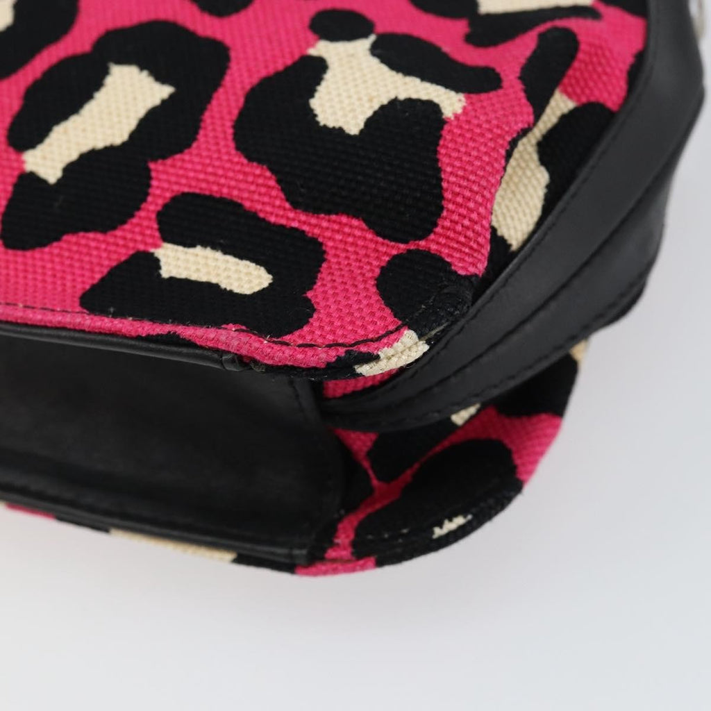 Bottega Veneta Vintage Shoulder Bag Canvas Pink Canvas Shoulder Bag Bag