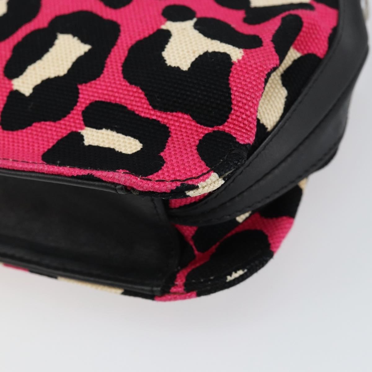 Bottega Veneta Vintage Shoulder Bag Canvas Pink Canvas Shoulder Bag Bag