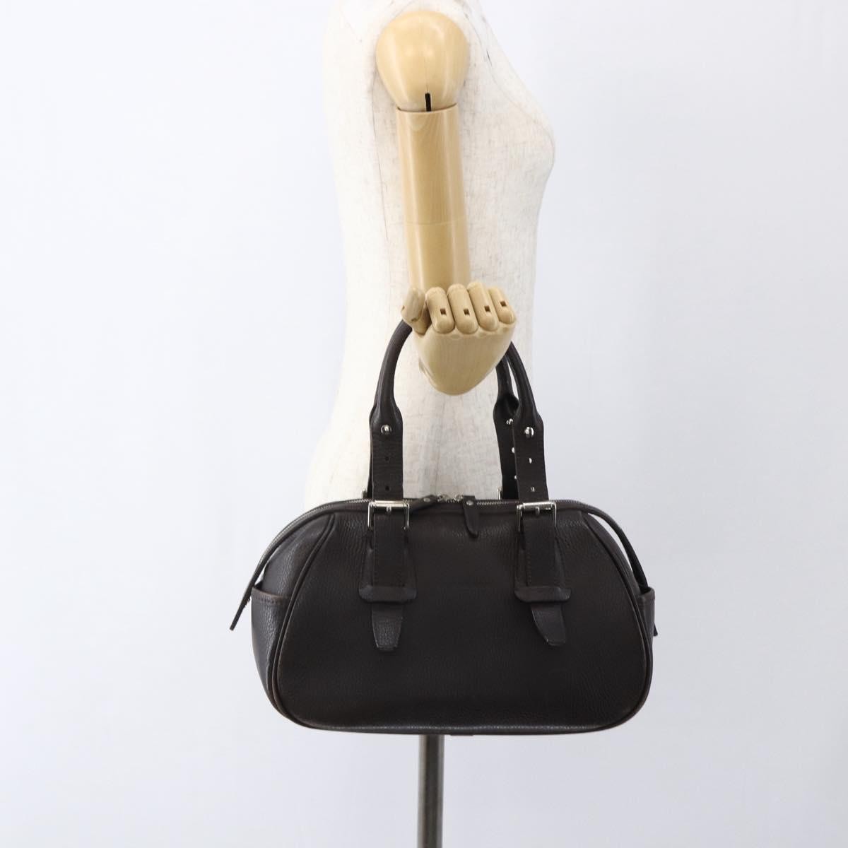 Burberry Vintage Handbag Leather Brown Leather Handbag
