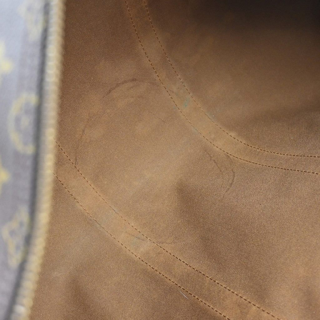 Louis Vuitton Keepall Bag Monogram Canvas Brown Canvas Travel Bag