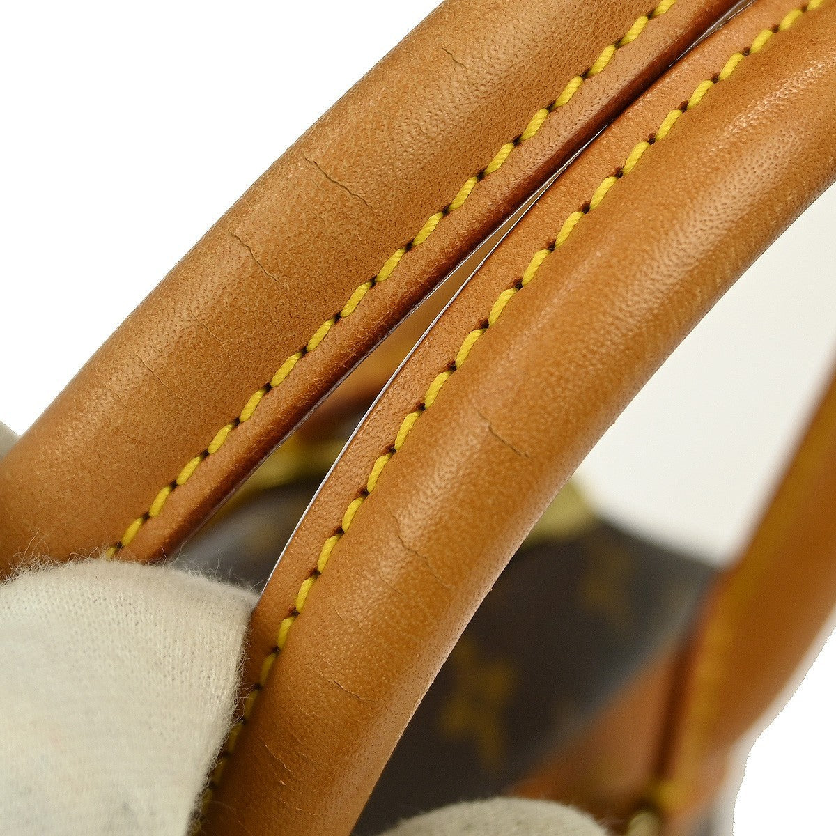 Louis Vuitton Deauville Handbag Monogram Canvas Brown Canvas Handbag