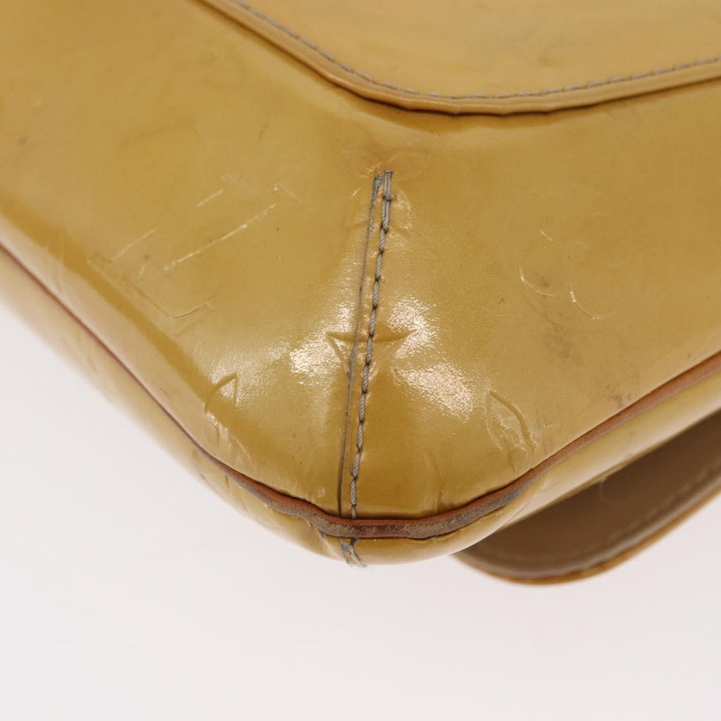 Louis Vuitton Thompson Street Handbag Monogram Vernis Beige Patent_Leather Shoulder Bag