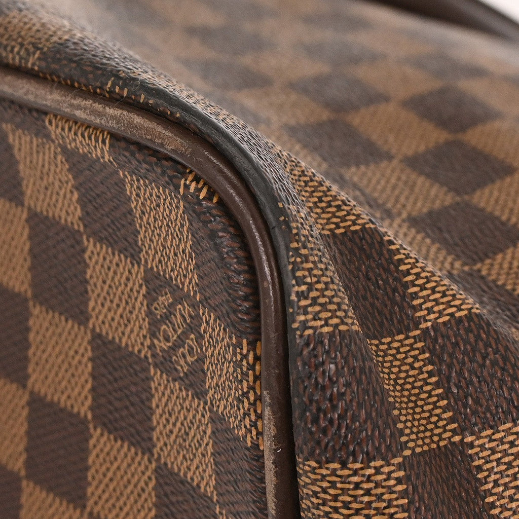 Louis Vuitton Greenwich Travel Bag Damier Brown Canvas Tote Bag