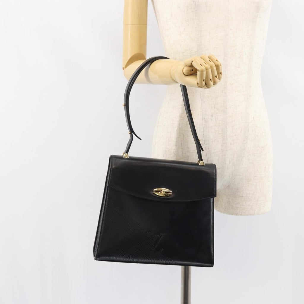 Louis Vuitton Opera Line Spartan Bag Leather Black Leather Handbag