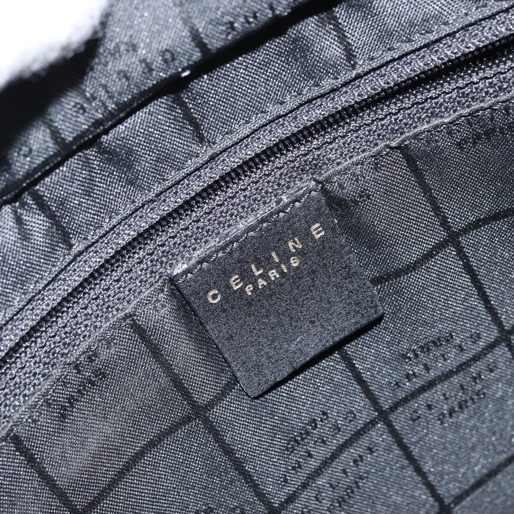 Celine Handbag Leather Black Leather Handbag