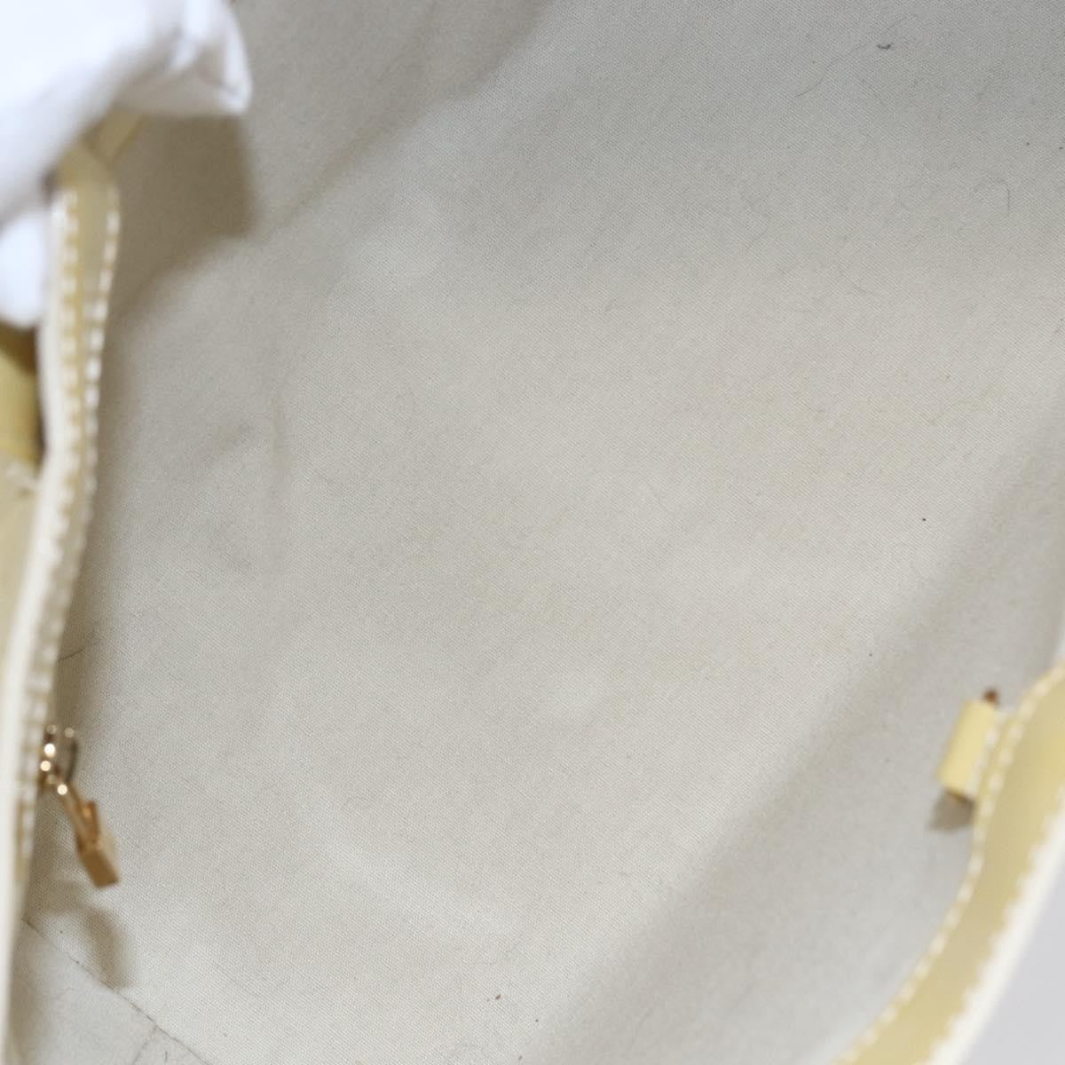 Louis Vuitton Wilshire Handbag Monogram Vernis Beige Patent_Leather Handbag