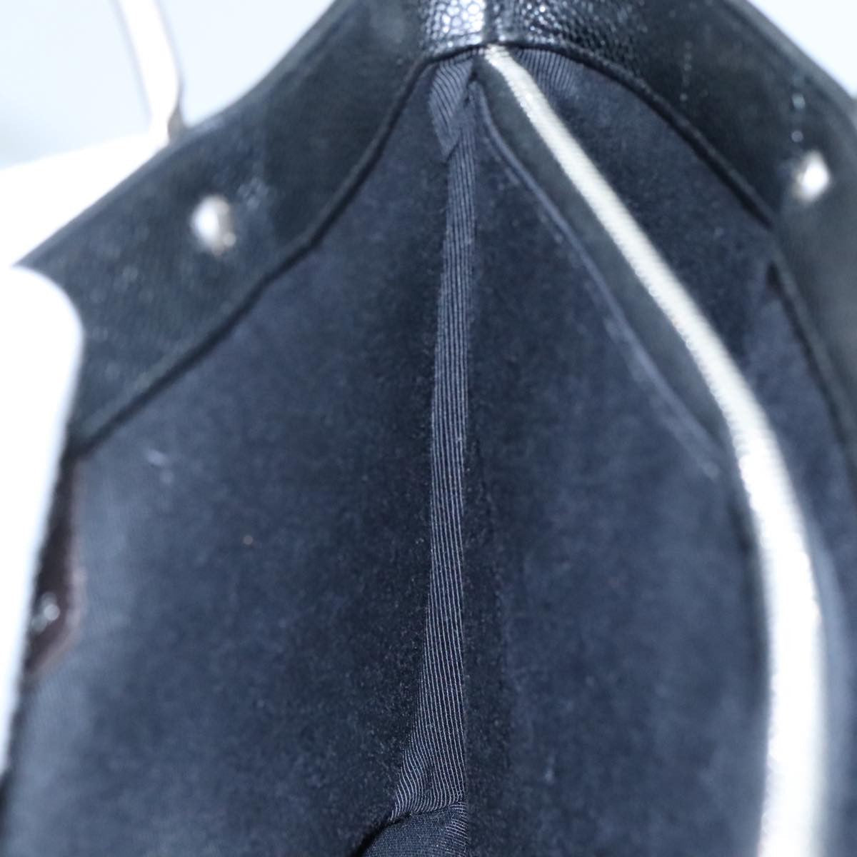 Chanel Vintage Tote Leather Black Leather Tote Bag Bag