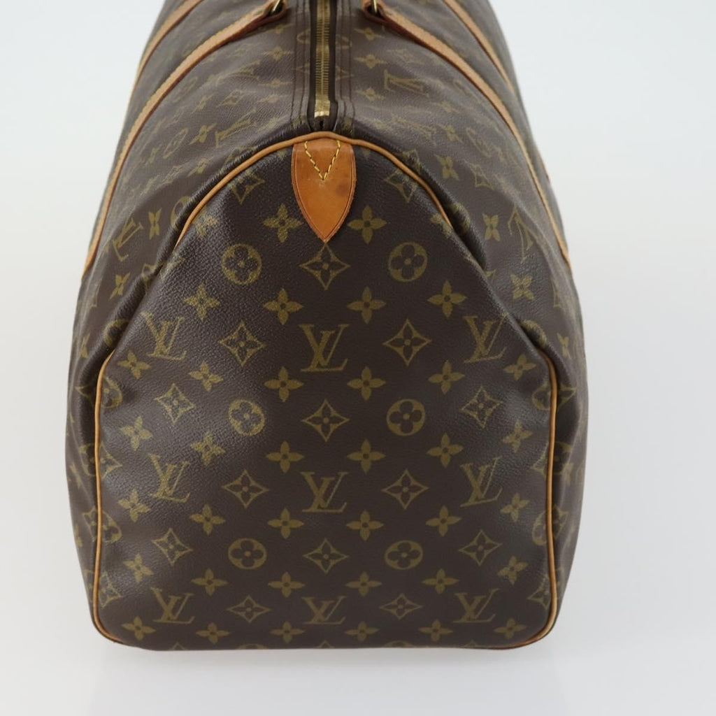 Louis Vuitton Keepall Bag Monogram Canvas Brown Canvas Travel Bag