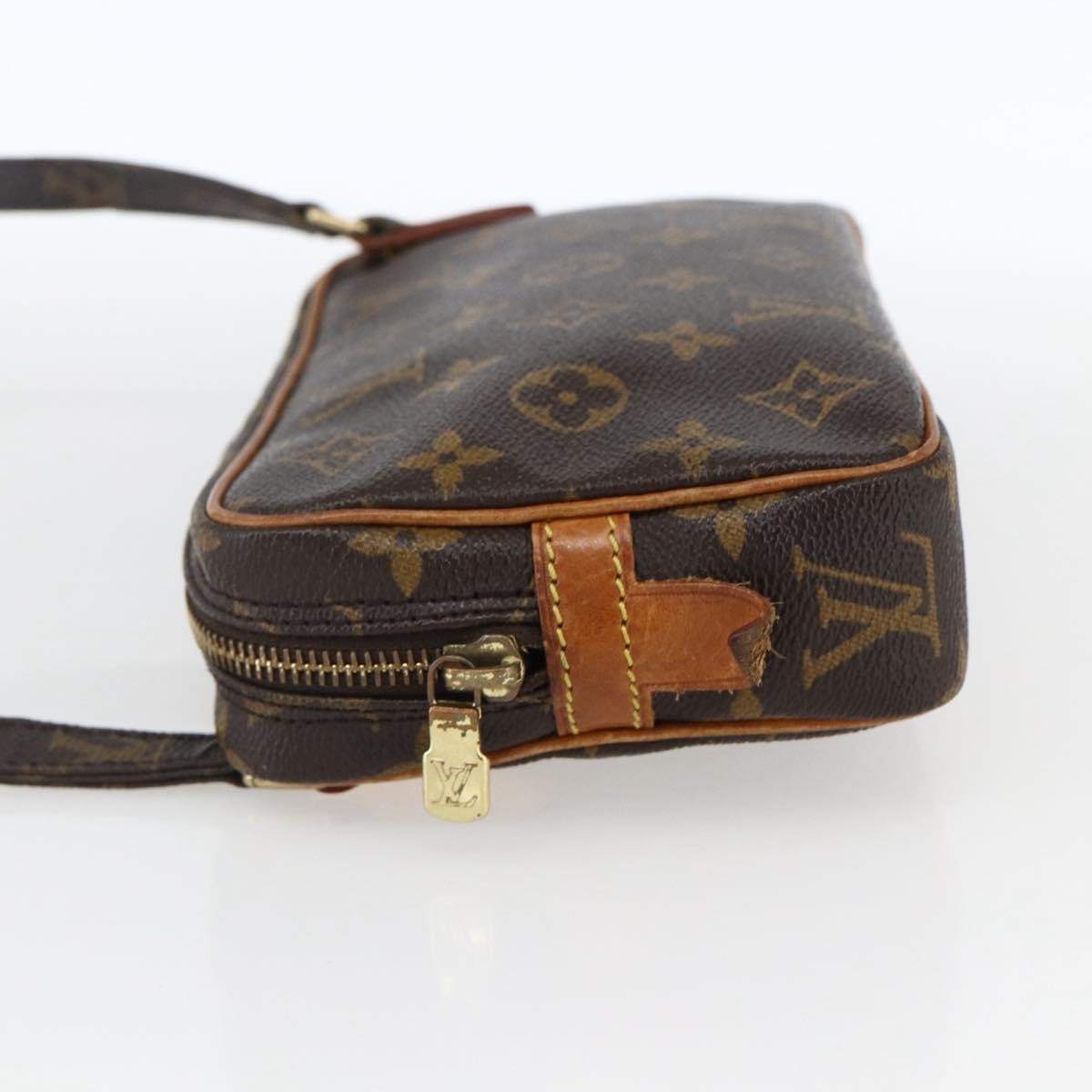 Louis Vuitton Pochette Marly Bandouliere Bag Monogram Canvas Brown Canvas Shoulder Bag