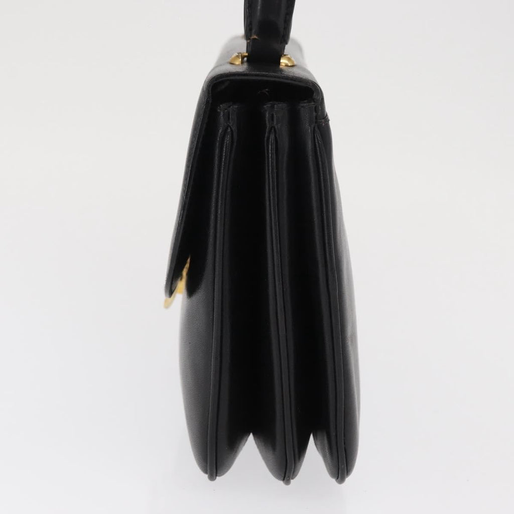 Celine Handbag Leather Black Leather Handbag