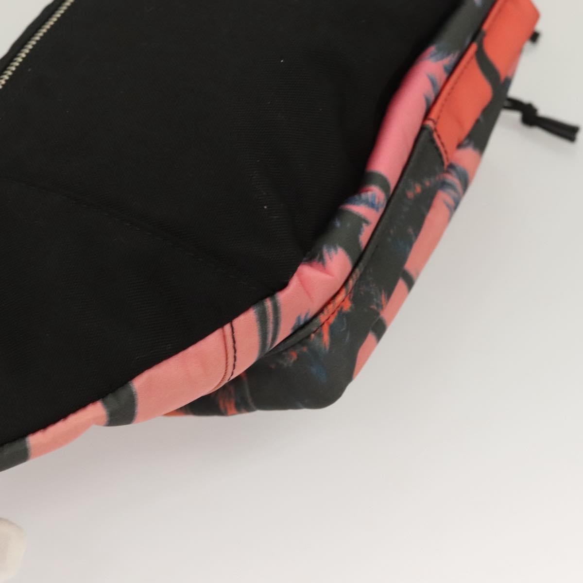 Saint Laurent Front Pocket Waist Bag Printed Nylon Pink Nylon Shoulder Bag Bag (Pre-Owned)