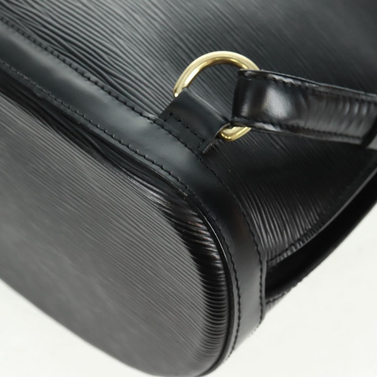 Louis Vuitton Gobelins Backpack Epi Leather Black Leather Backpack Bag