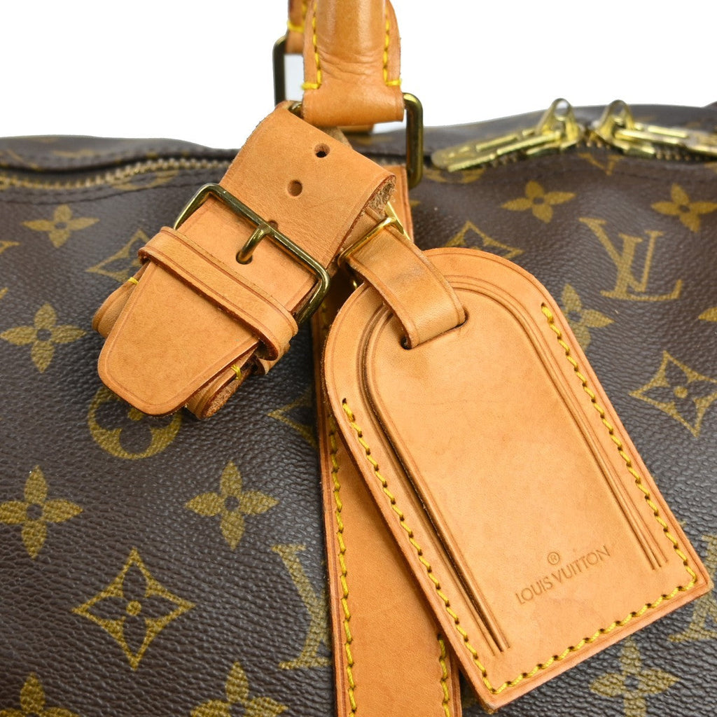Louis Vuitton Keepall Bag Monogram Canvas Brown Canvas Travel Bag