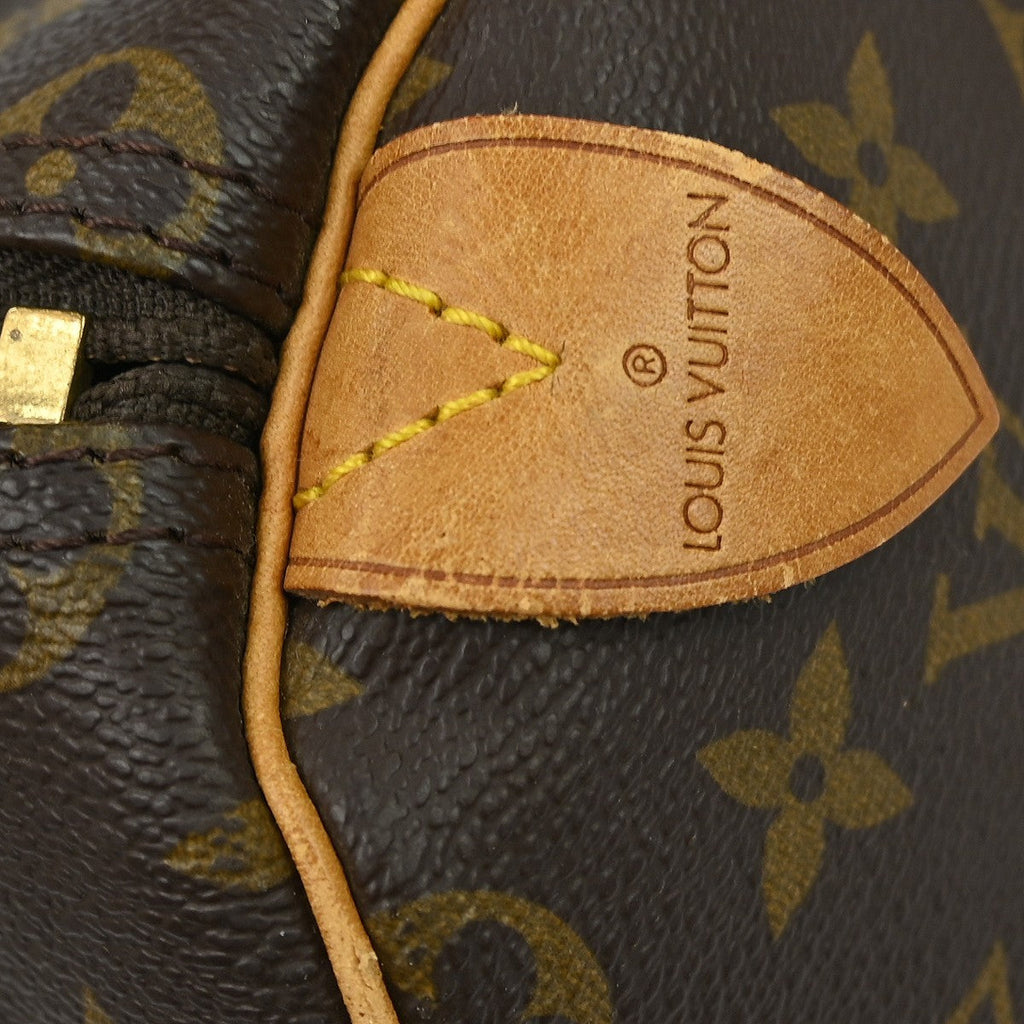 Louis Vuitton Keepall Bag Monogram Canvas Brown Canvas Travel Bag