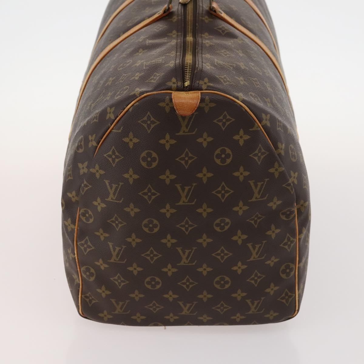 Louis Vuitton Keepall Bag Monogram Canvas Brown Canvas Travel Bag