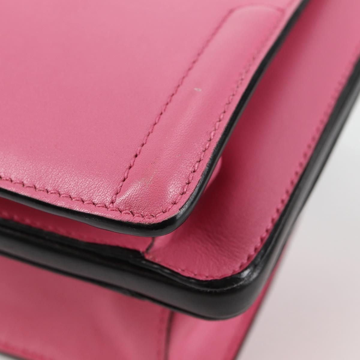Prada Belle Top Handle Bag City Calf Pink Leather Bag
